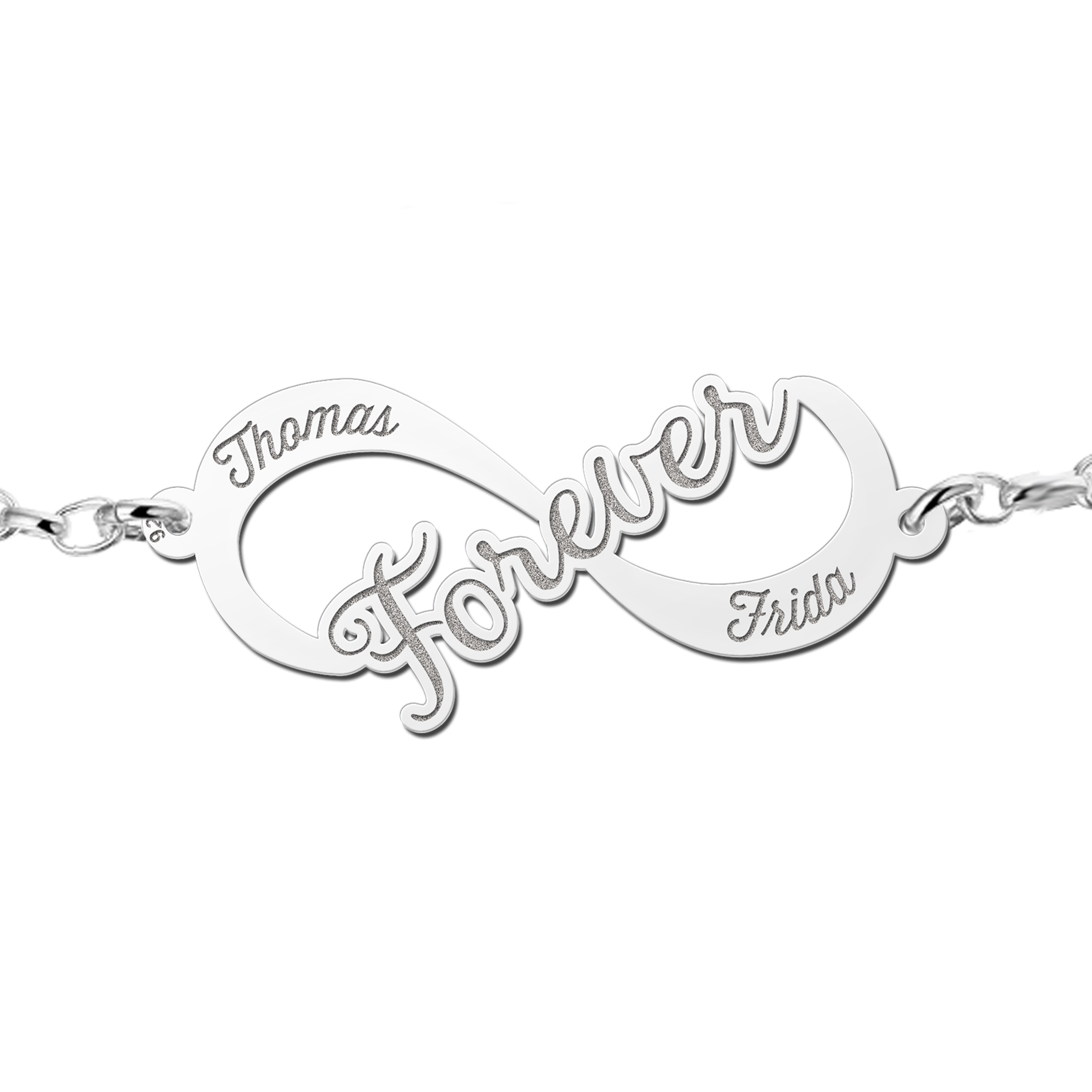 Silver Infinity bracelet Forever