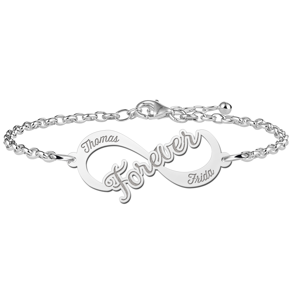 Silver Infinity bracelet Forever