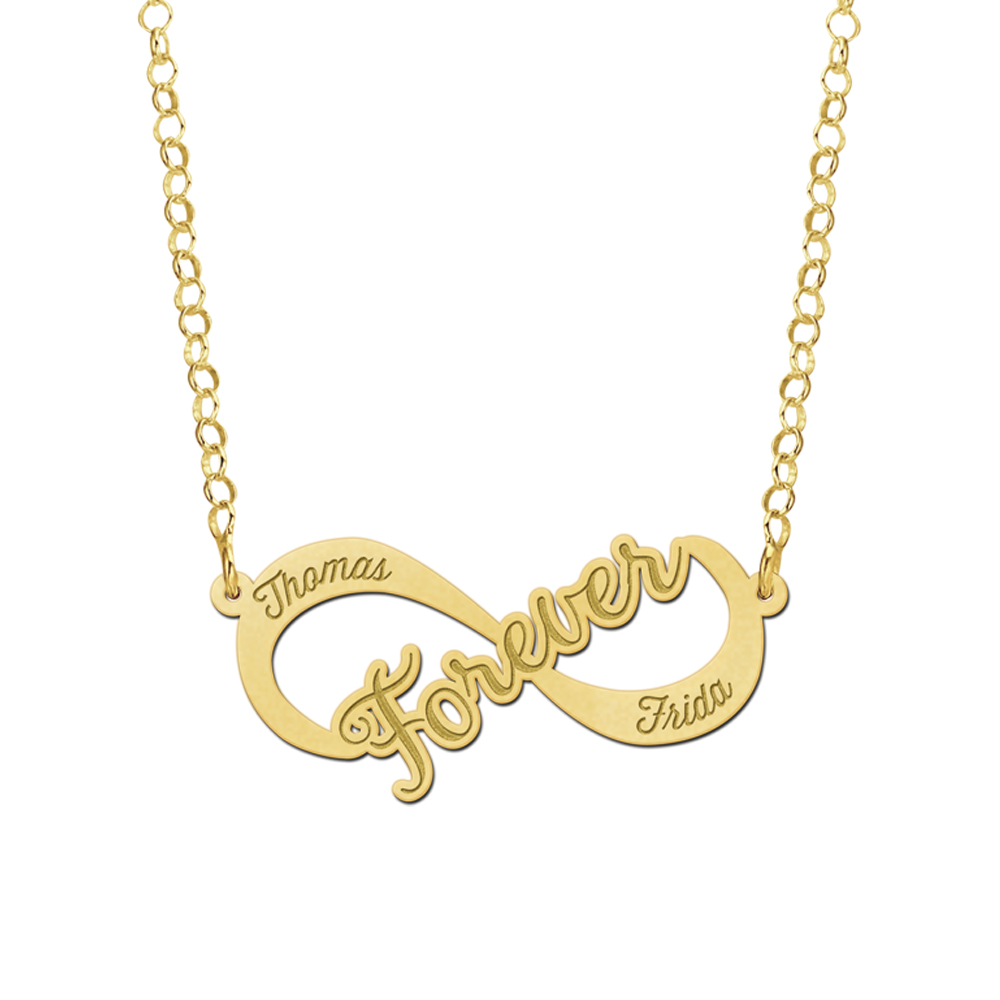 Golden Infinity necklace Forever