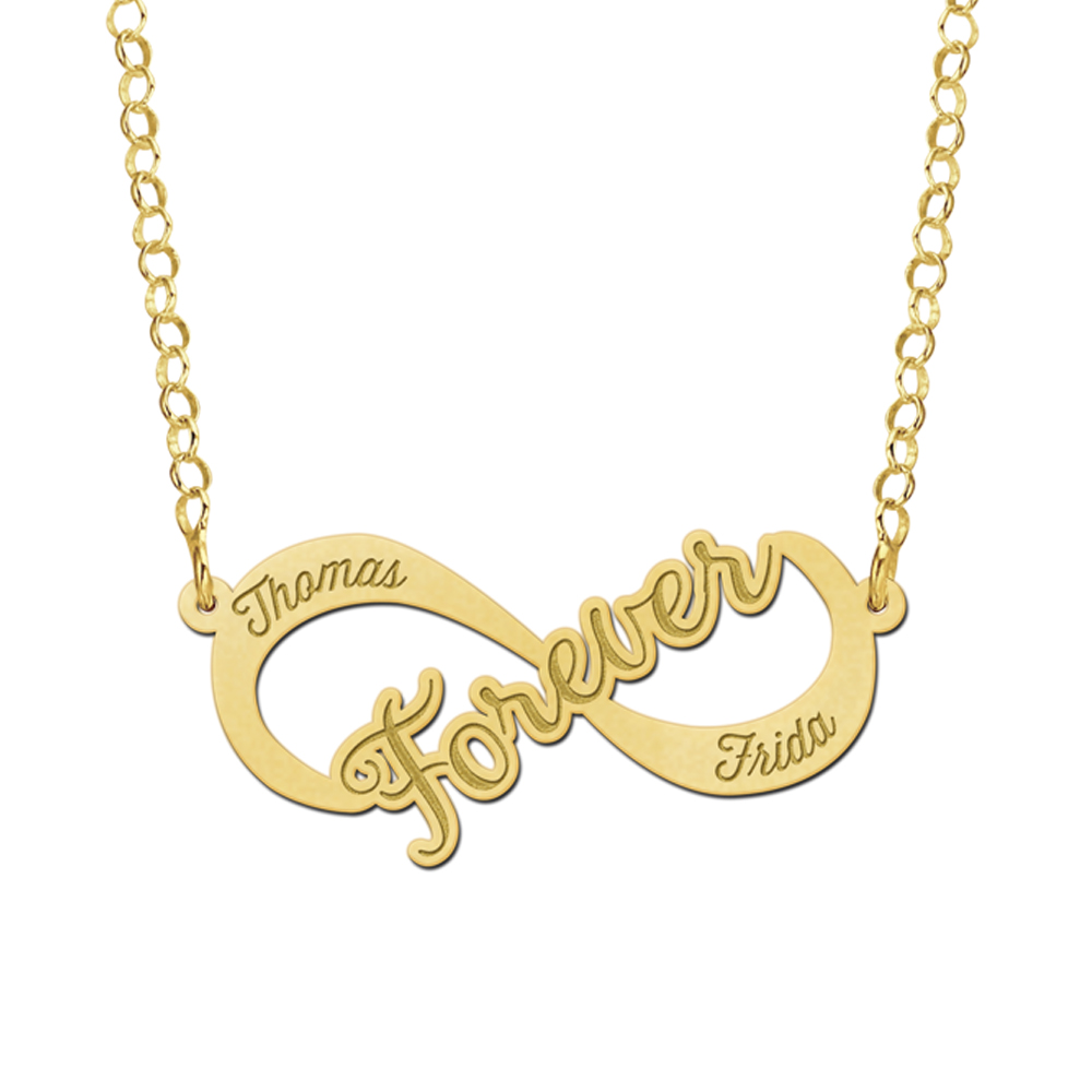 Golden Infinity necklace Forever