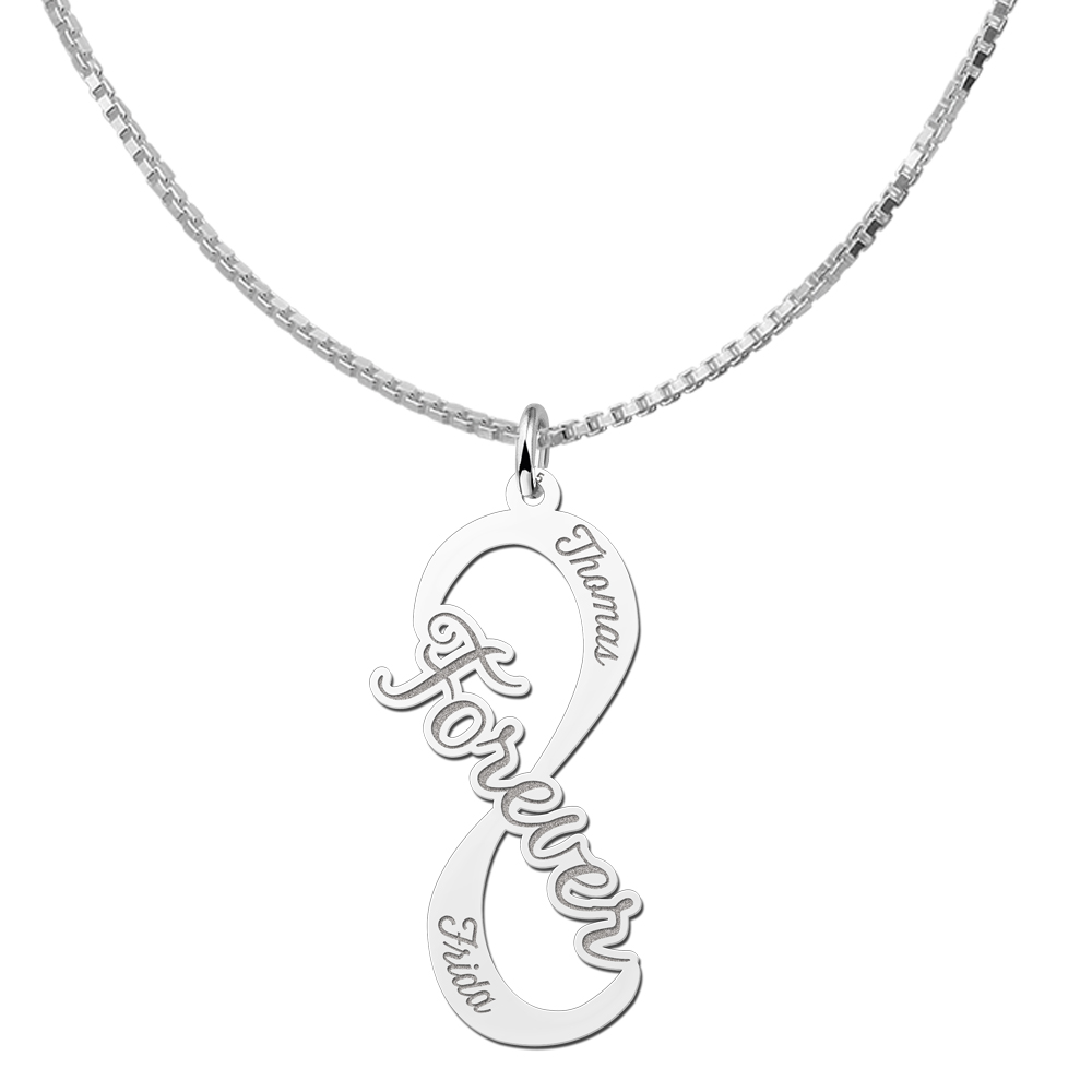 Silver Infinity pendant Forever