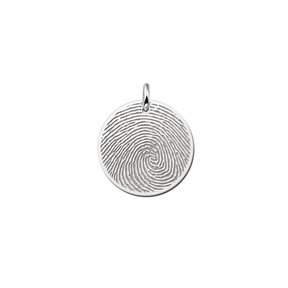 Round pendant fingerprint