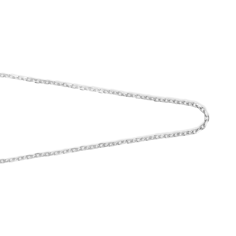 Silver anchor necklace 45-50cm