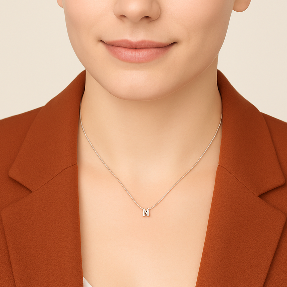 Personalised Silver Letter Charm – Initial of Your Choice