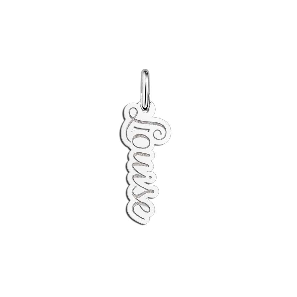 Silver name pendant model 'Louise'