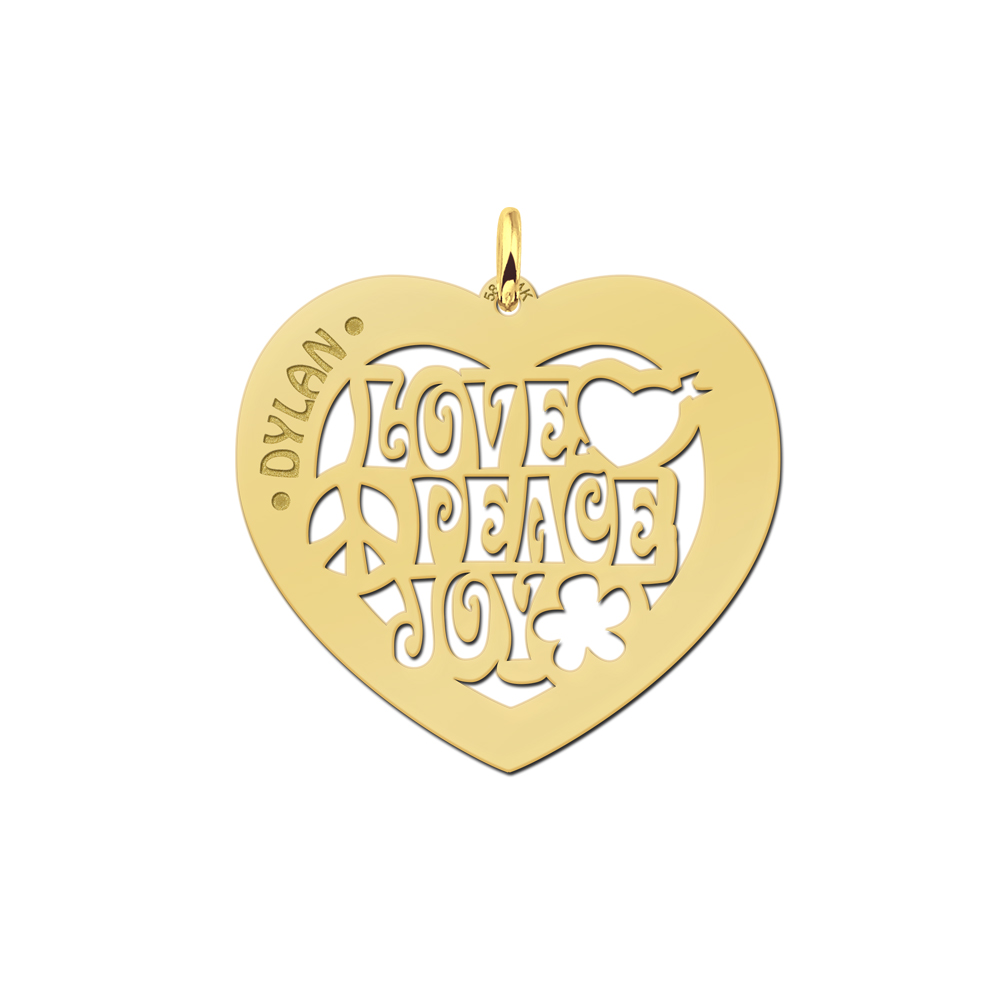 Silver namependant heart Love 60