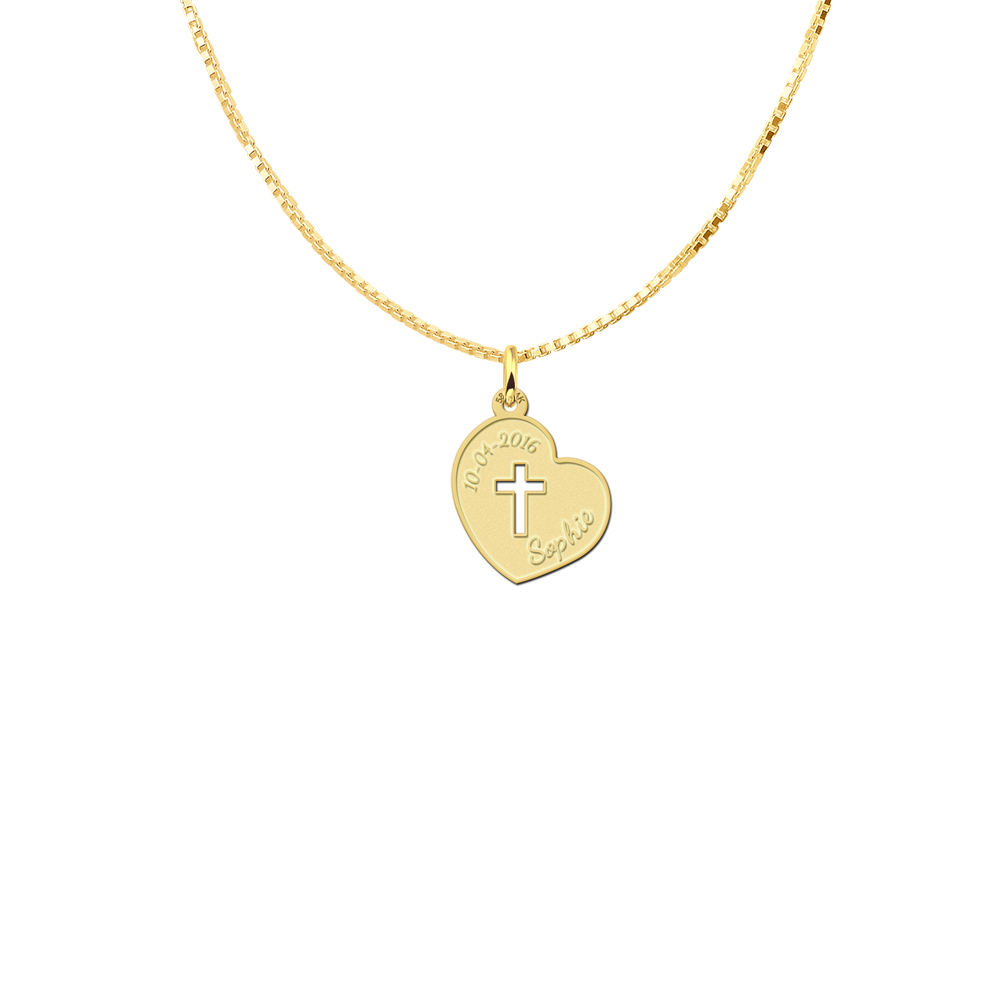 Golden pendant 1st Communion