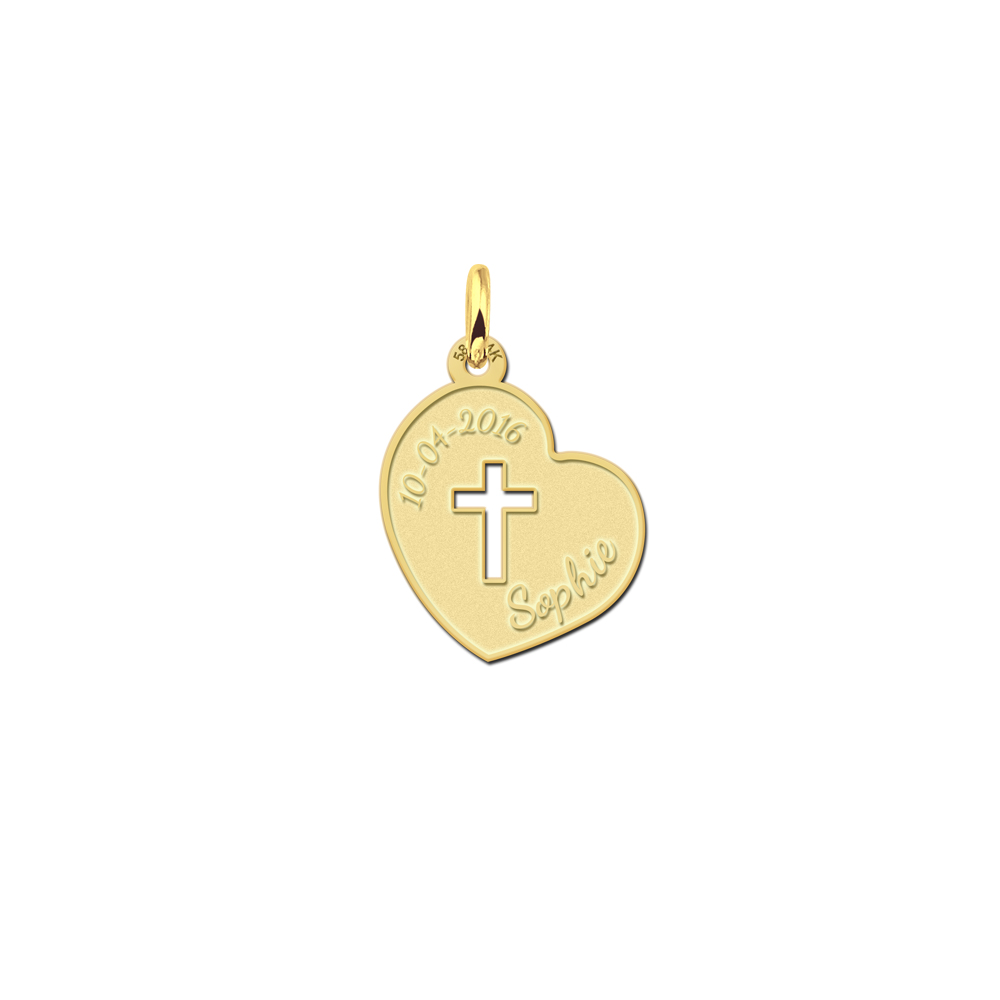 Golden pendant 1st Communion