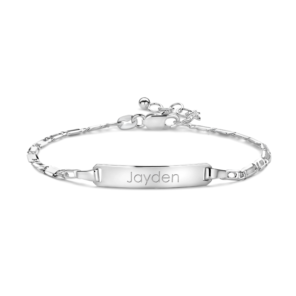 Bracelet silver engraving women