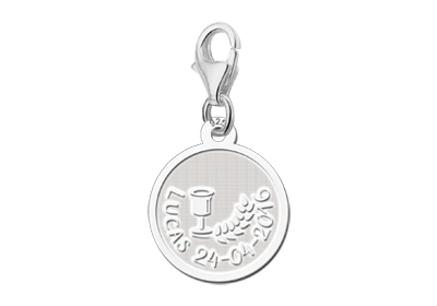 Silver charm first holy communion
