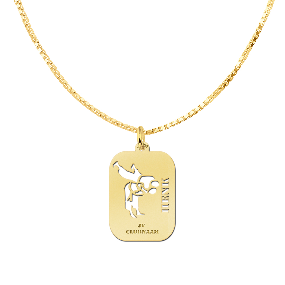 Goldn judo pendant