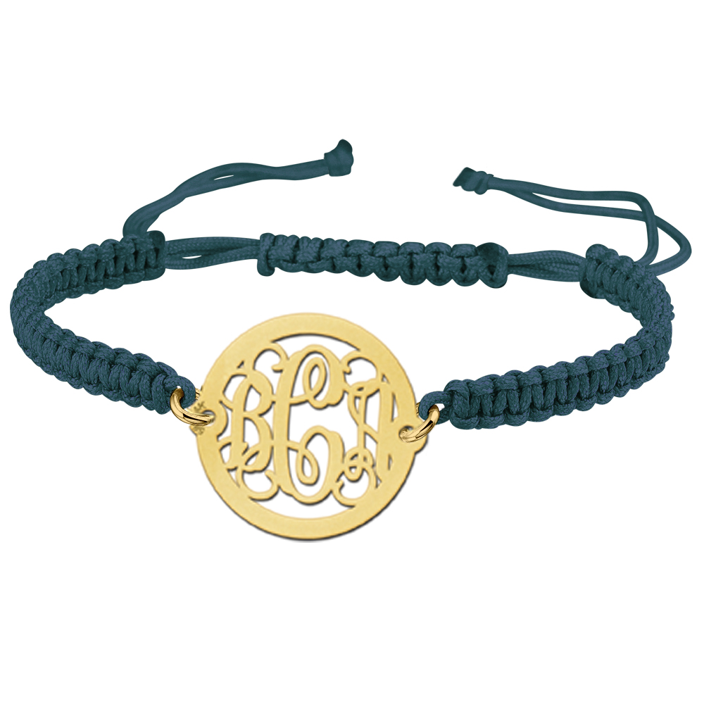 Gold Monogram Bracelet