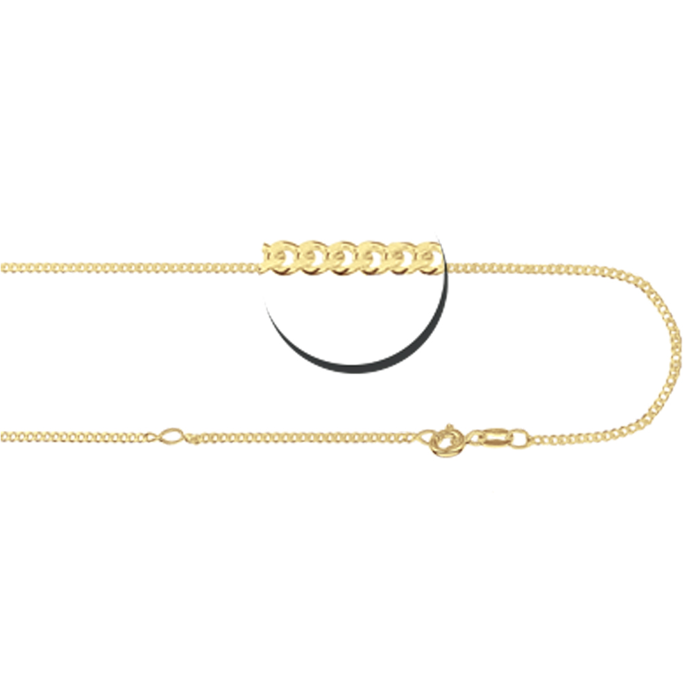 Golden gourmet necklace 38-42cm