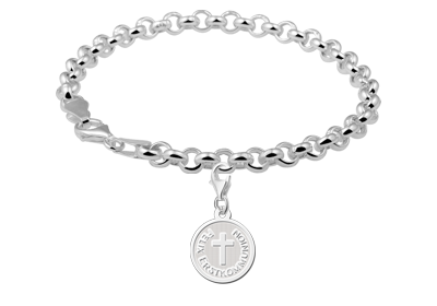 Silver charm 1st communion