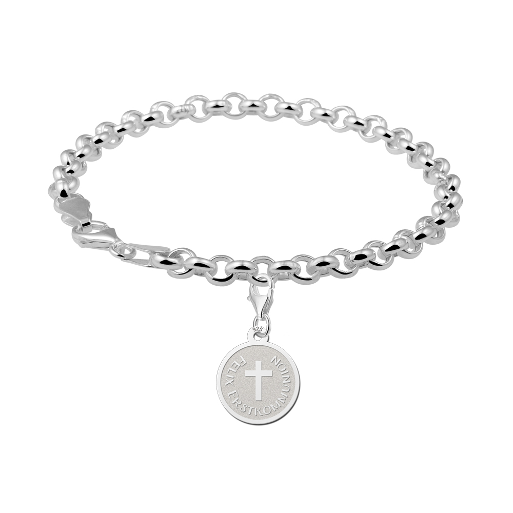 Silver charm 1st communion