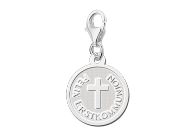 Silver charm 1st communion