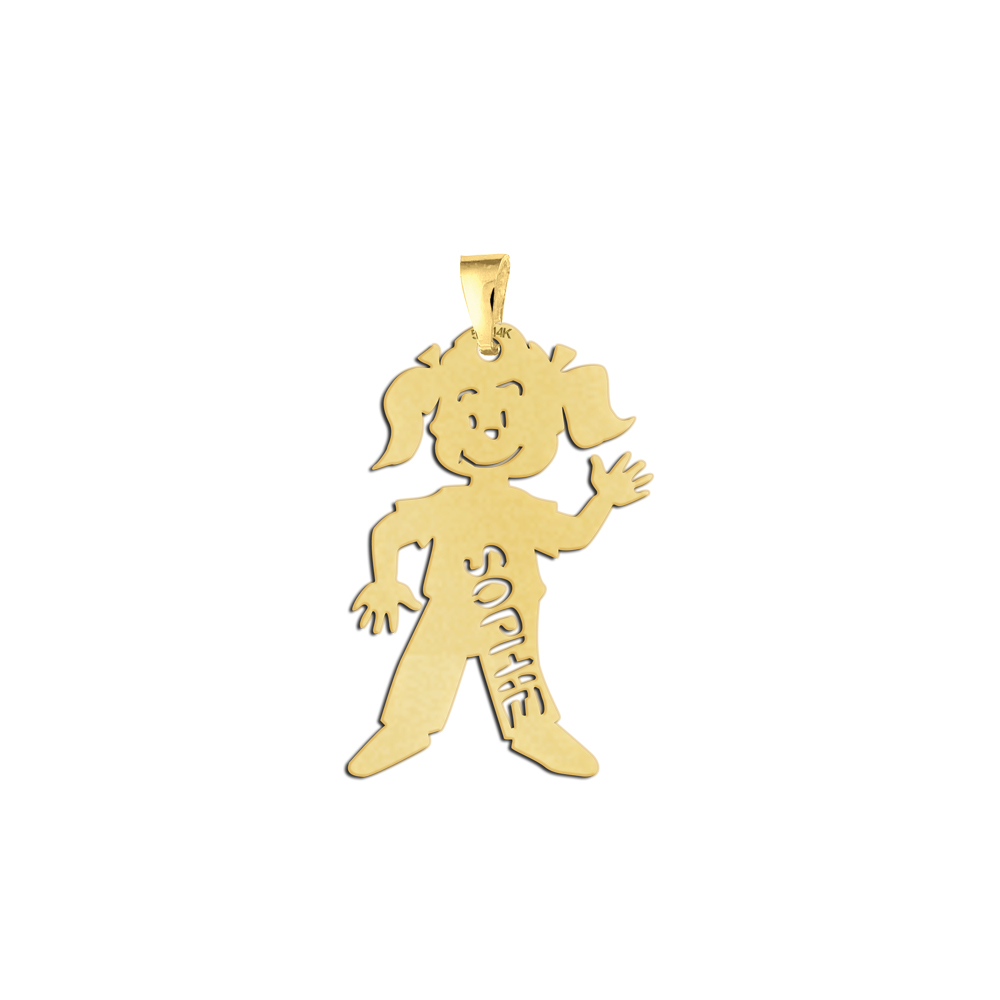 Golden Mothers Pendant Girl