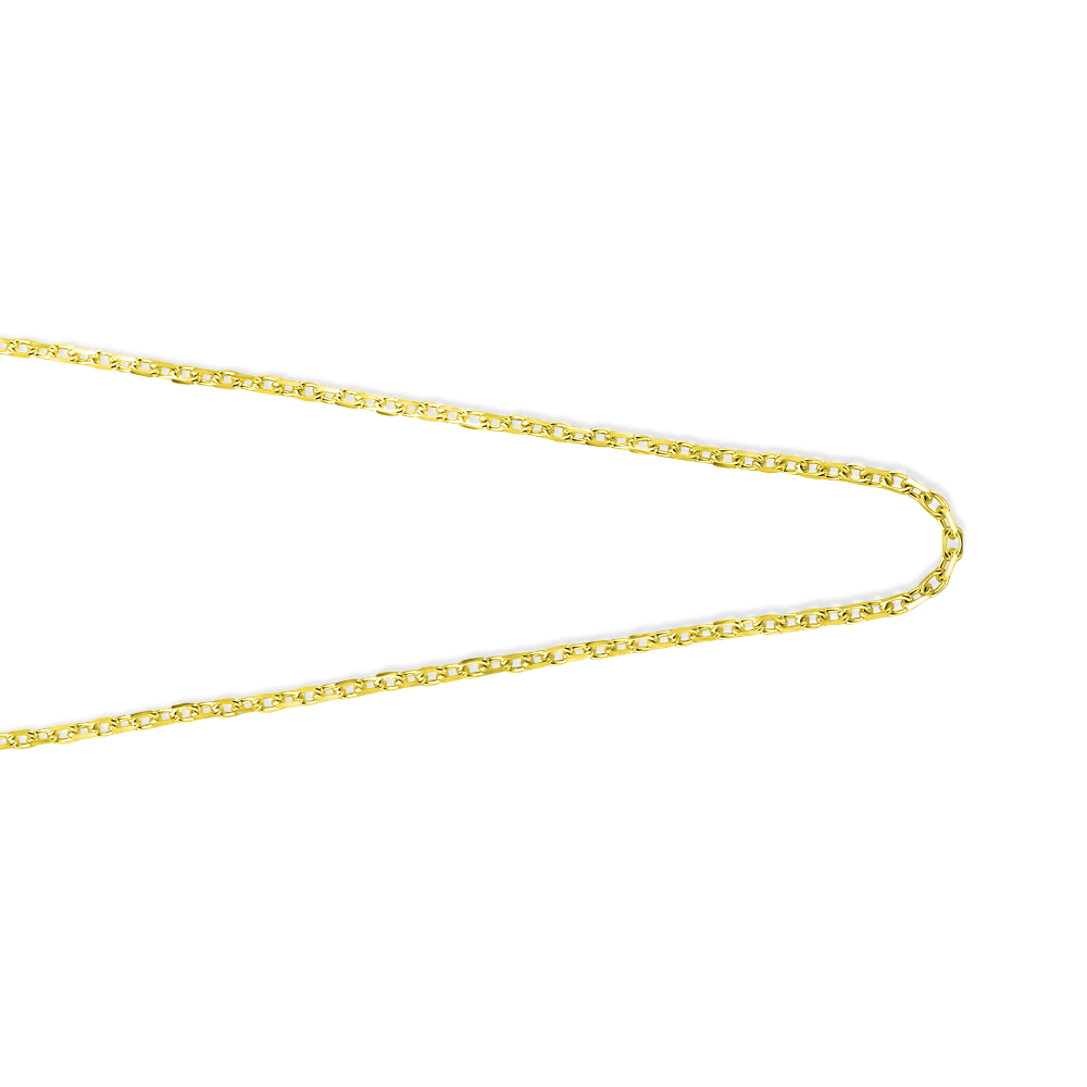 Gold anchor necklace 38-42cm