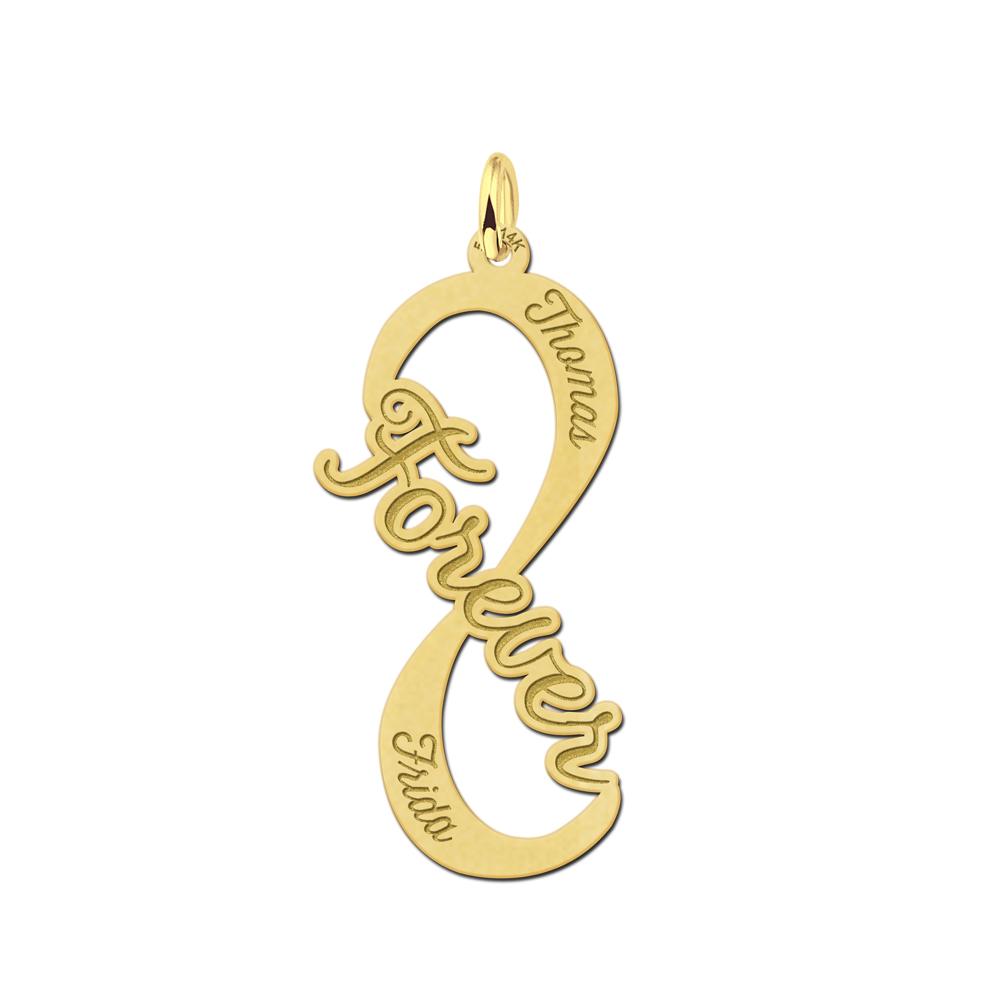 Golden Infinity pendant Forever