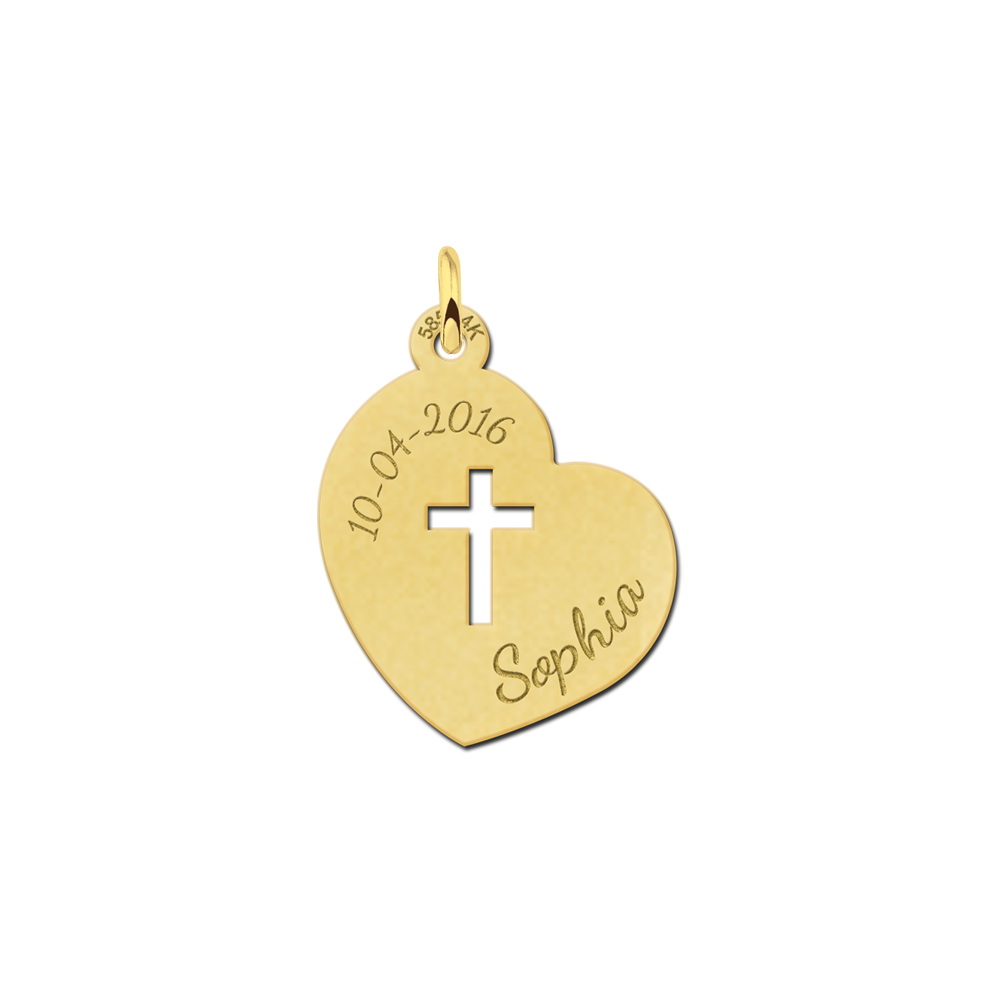 Golden pendant Holy Communion