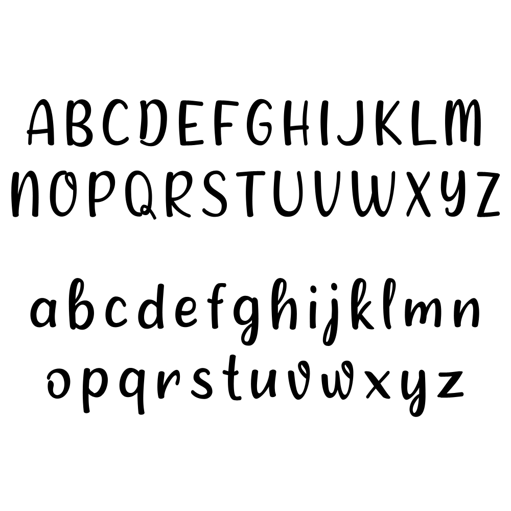 Silver vertical name necklace Lindie in modern font