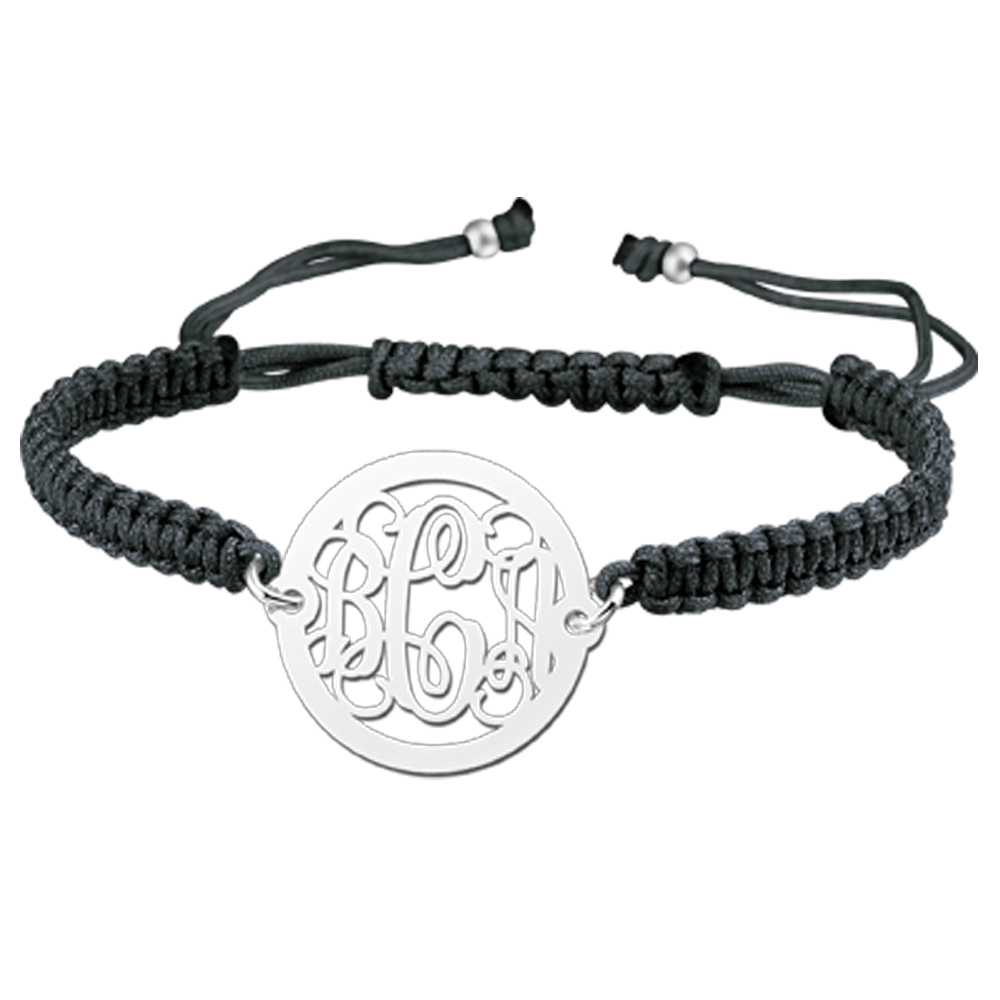 Silver Monogram Bracelet