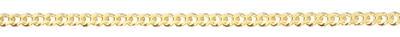 38-42cm      Gold plated curb chain