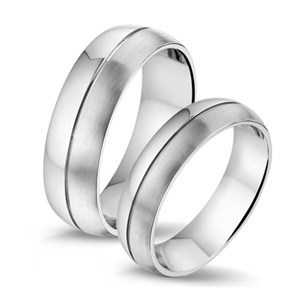 Steel friendship rings bold