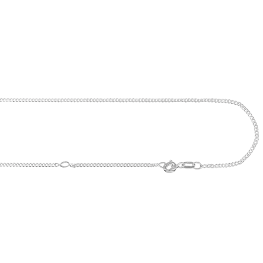 Silver gourmet necklace 45-50cm