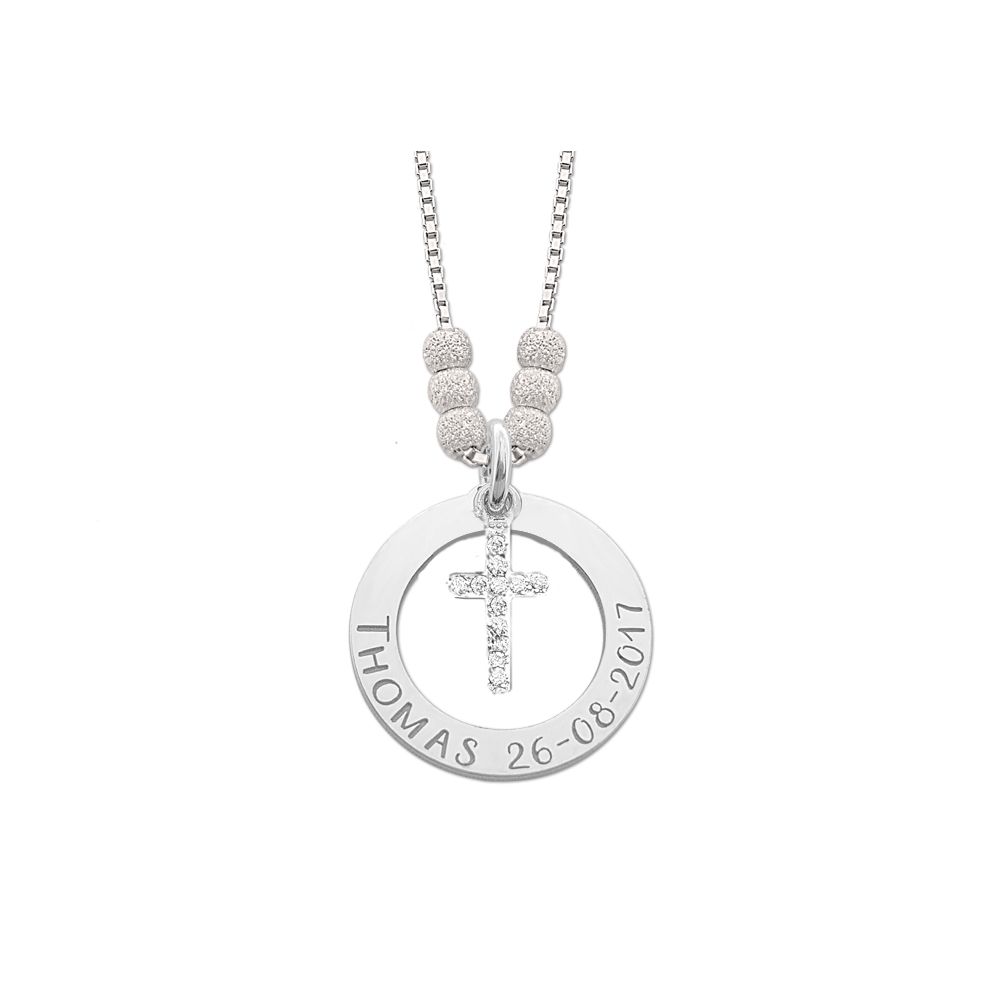 Mothers necklace with cross