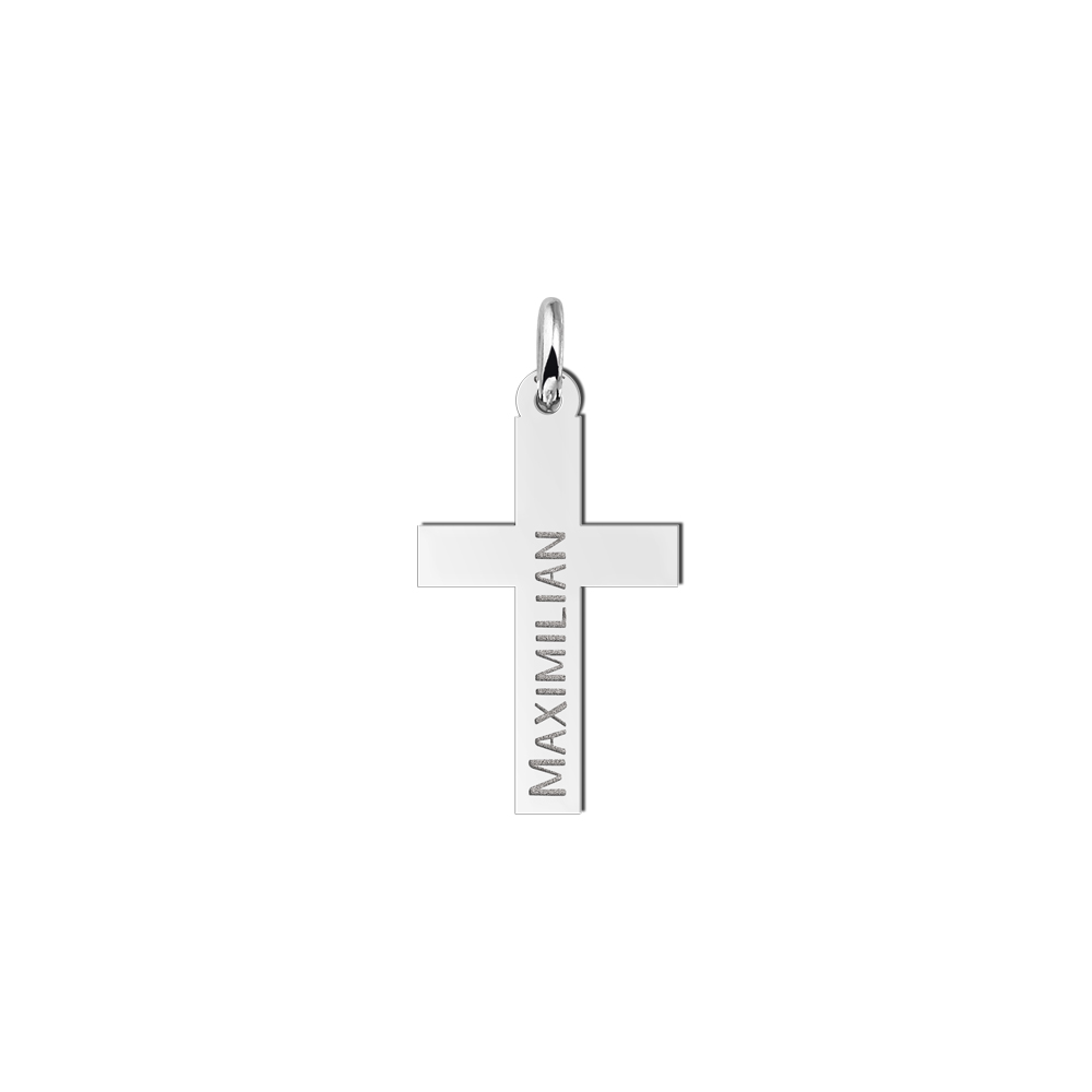 Silver holy communion cross pendant for boys