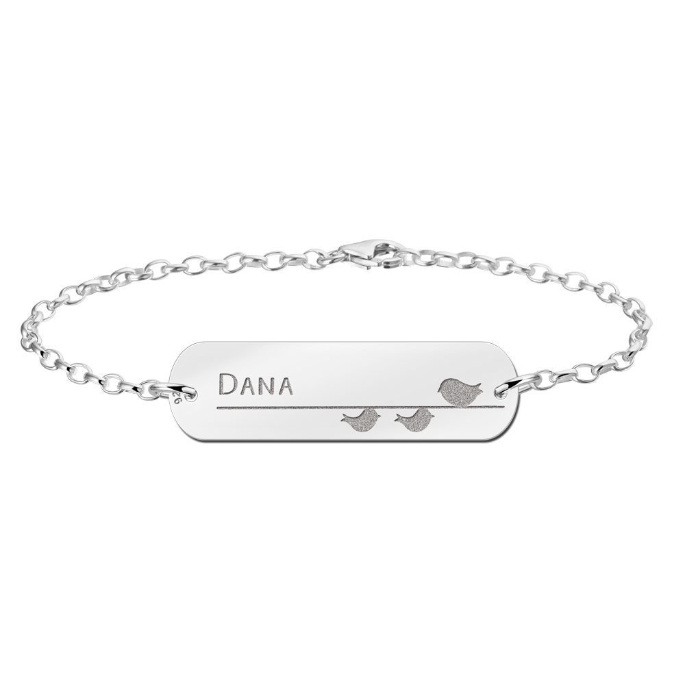 Silver bracelets set mother and two daughters