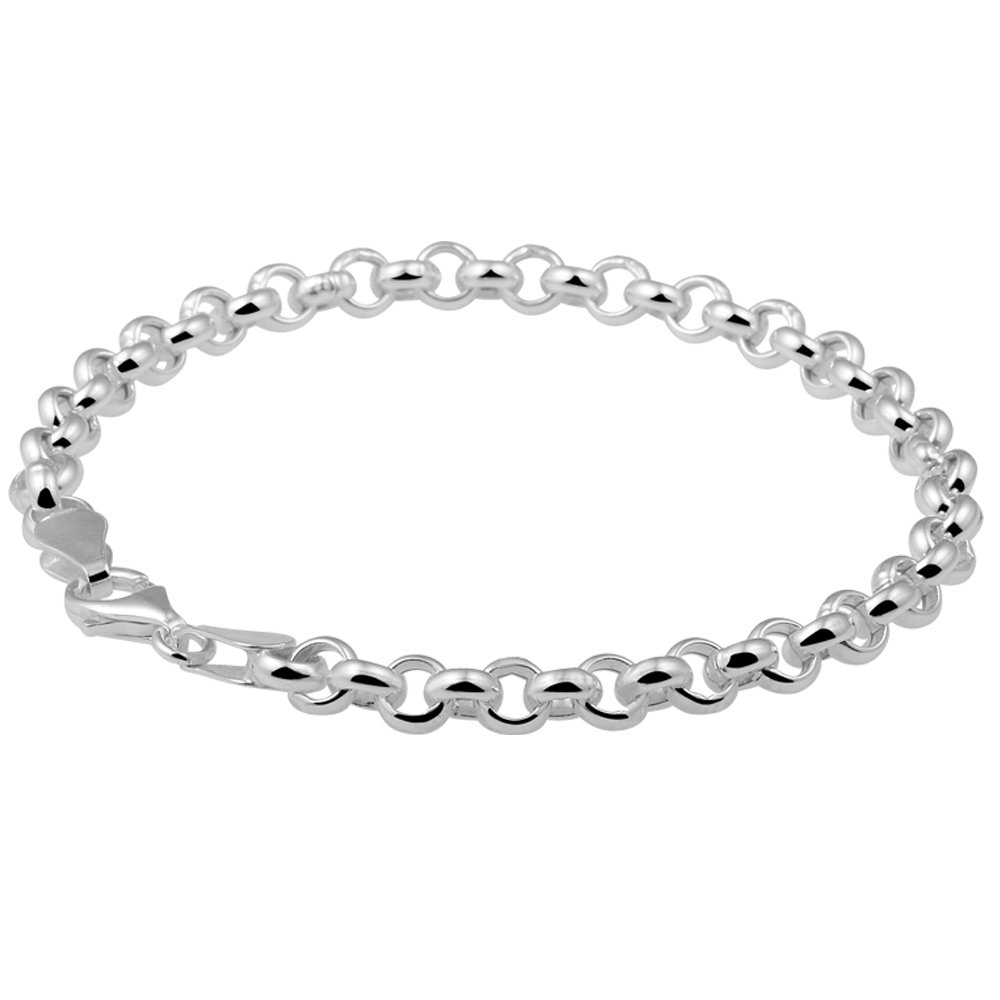 Silver Charm Bracelet Jasseron
