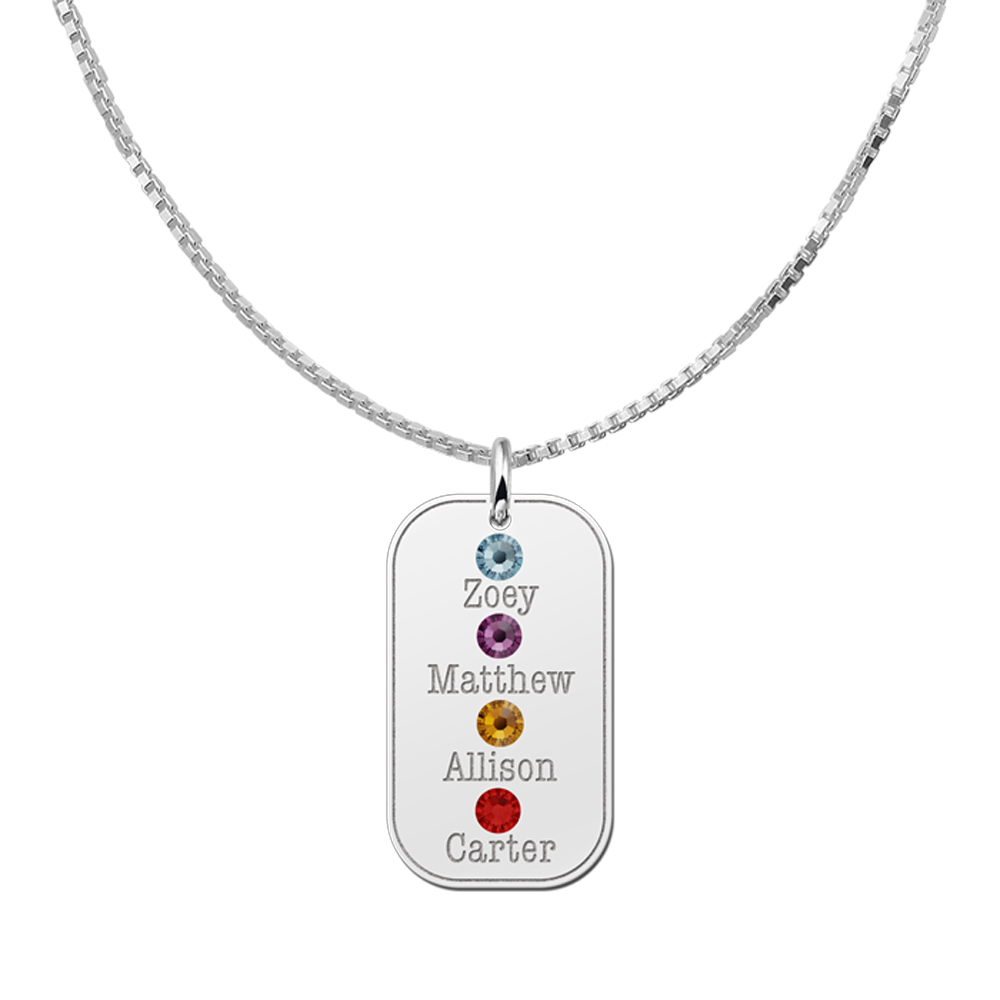 Bold Pendant with Birthstone