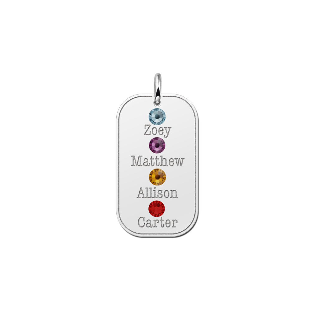 Bold Pendant with Birthstone