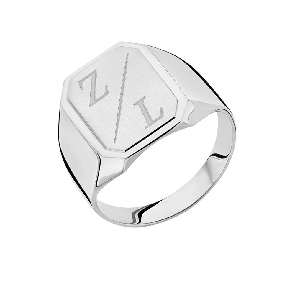 Signet ring 925 sterling silver men