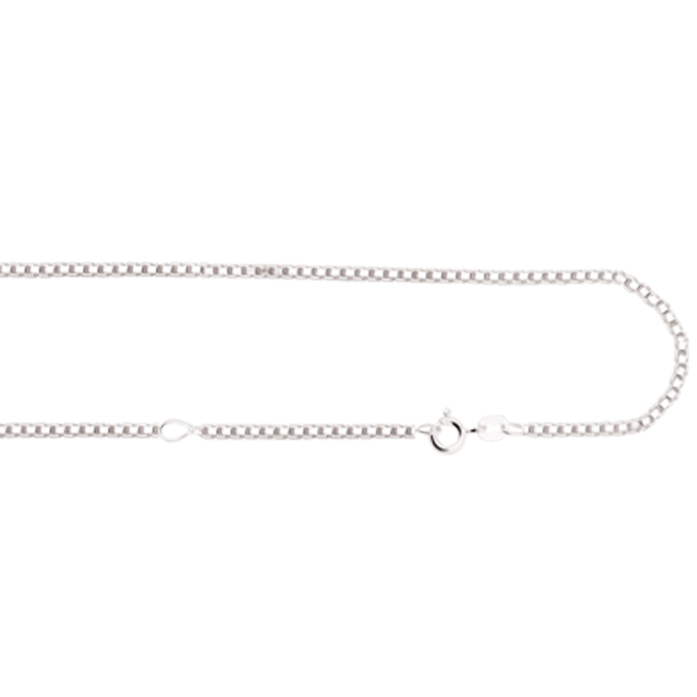 Silver Venetian Necklace 38-42 cm