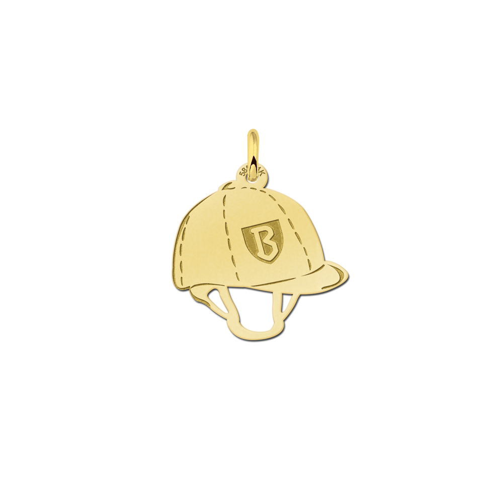 Golden Pet Namependant Horseriding Cap