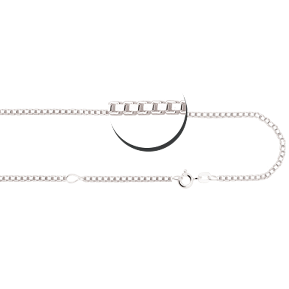 Silver Venetian Necklace 45-50cm