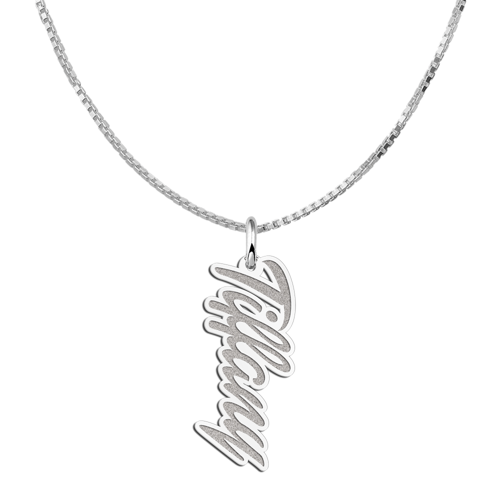 Silver Name pendant model 'Tiffany'