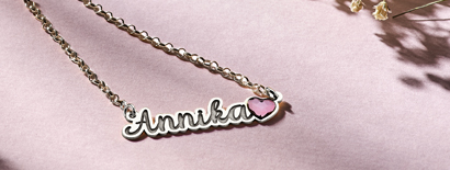 Silver Name Necklace