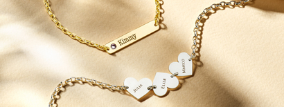 Bracelets with name