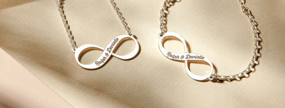 Infinity necklaces