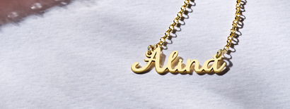 Gold Plated Name Necklaces >>>